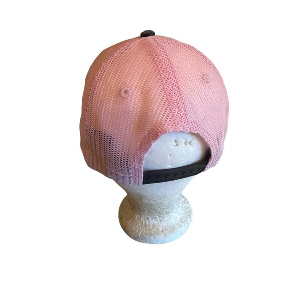 John Deere Pink & Black Mesh Trucker Hat Farm Country Ranch - Picture 3 of 5